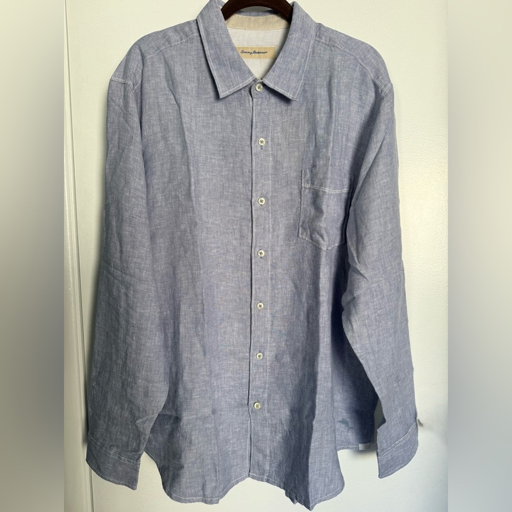 NWT Tommy Bahama Men’s Linen Long Sleeve Button Down